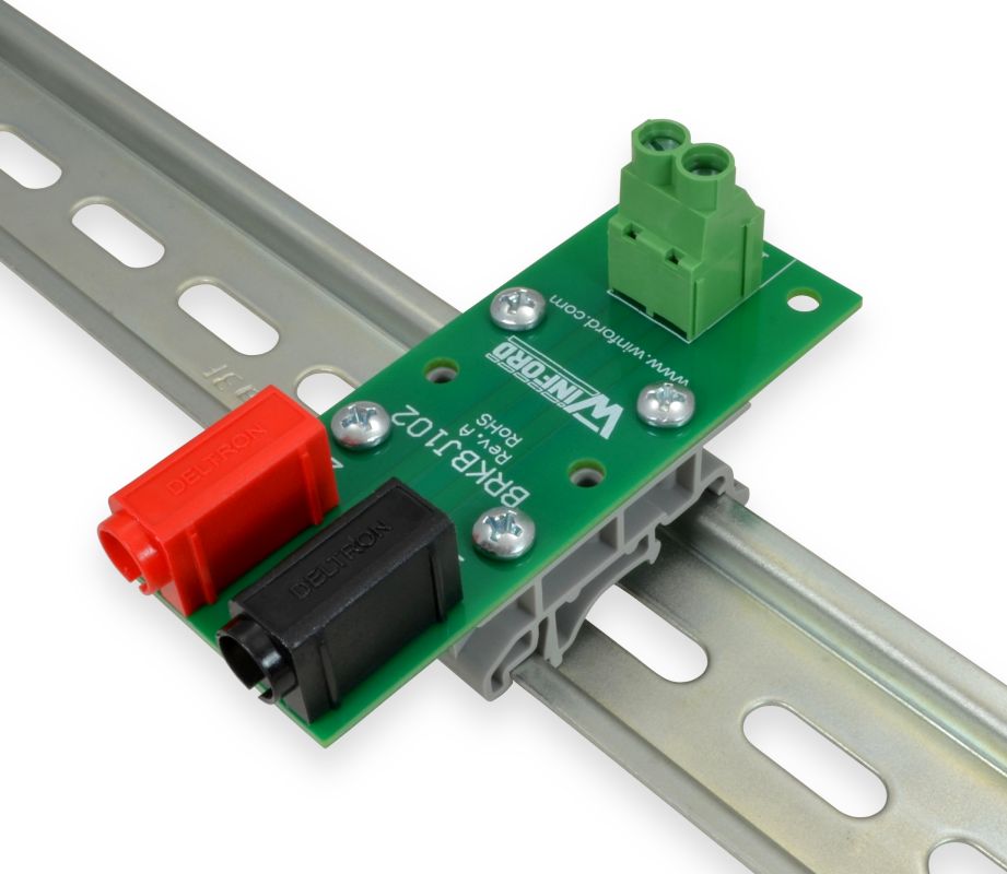 Banana Jack Breakout Board, 2 Positions Winford Engineering