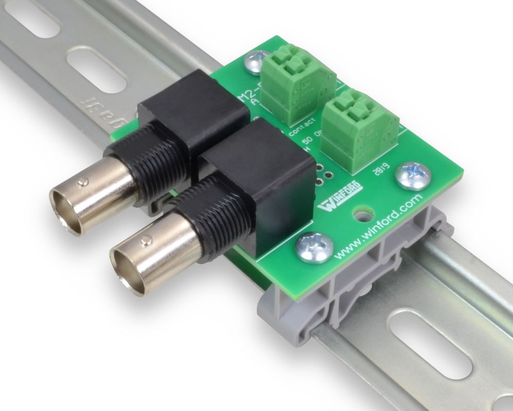 BNC Breakout Board With Spring Connection Terminals - Winford Engineering