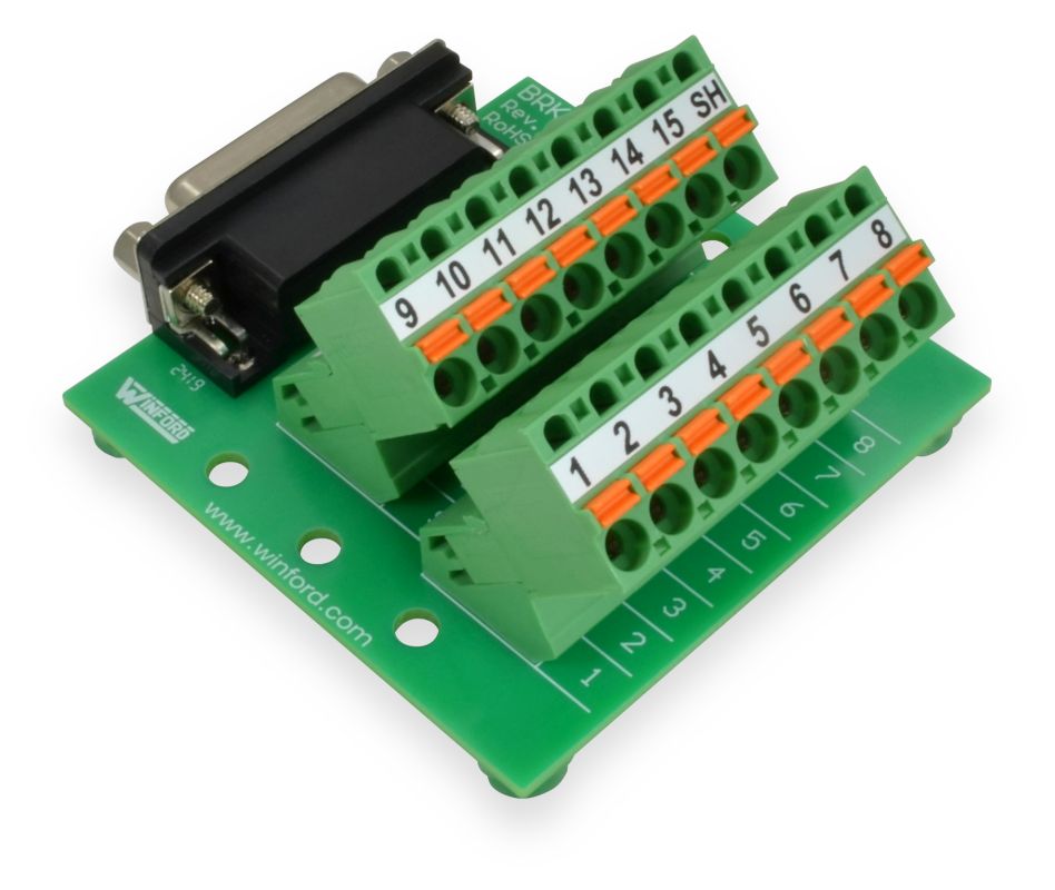 Db Pluggable Terminal Breakout Boards Winford Engineering