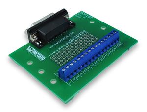 DB15 Breakout Board with Screw Terminals - Winford Engineering