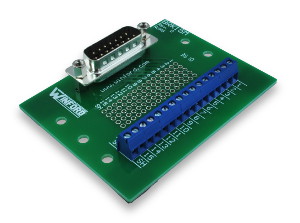 Db15 Breakout Board With Screw Terminals - Winford Engineering