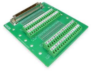 Half-Pitch DSUB 68-Pin Breakout Board with Screw Terminals - Winford ...