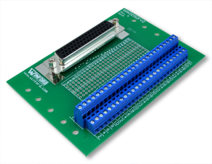 DB50 Breakout Board with Screw Terminals - Winford Engineering