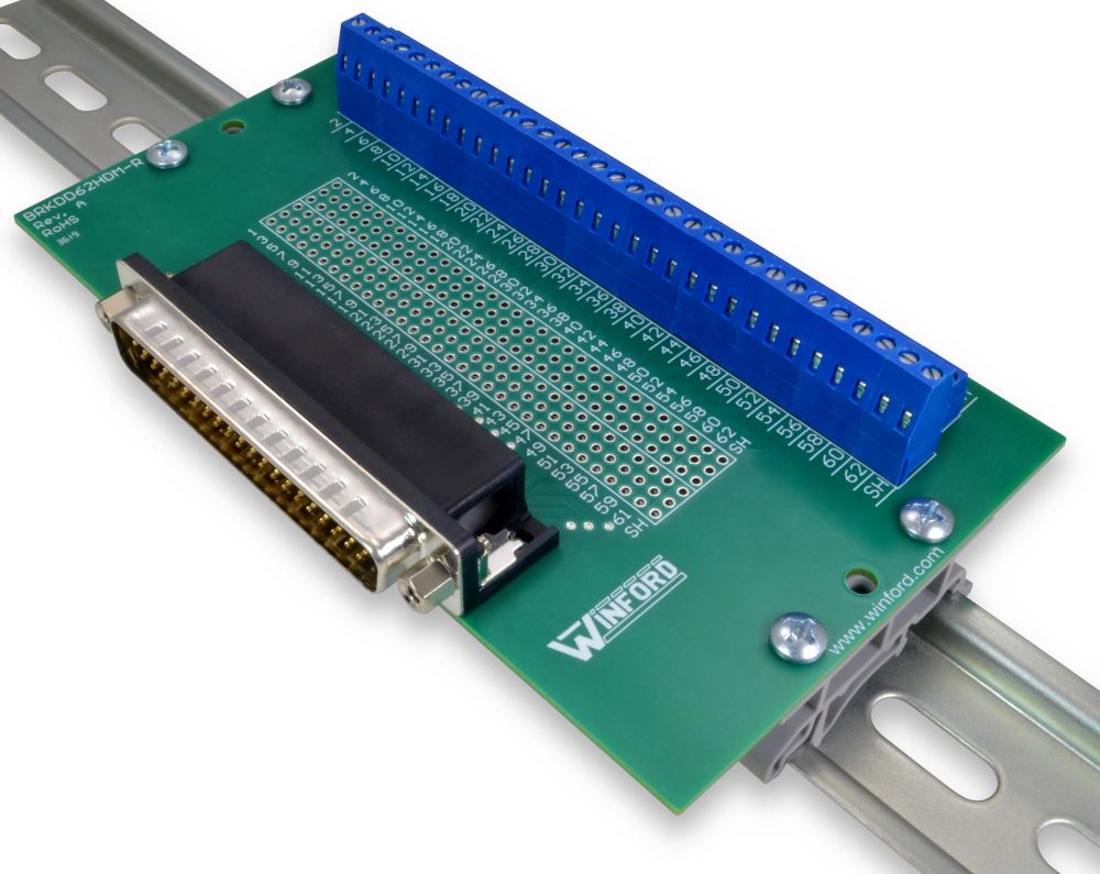 Db Hd Breakout Board With Screw Terminals Winford Engineering