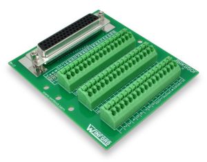 DB50 Breakout Board with Spring Connection Terminals - Winford Engineering