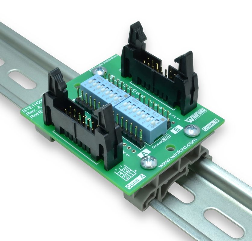 Diagnostic Breakout Board with Switches: 2x7 0.1