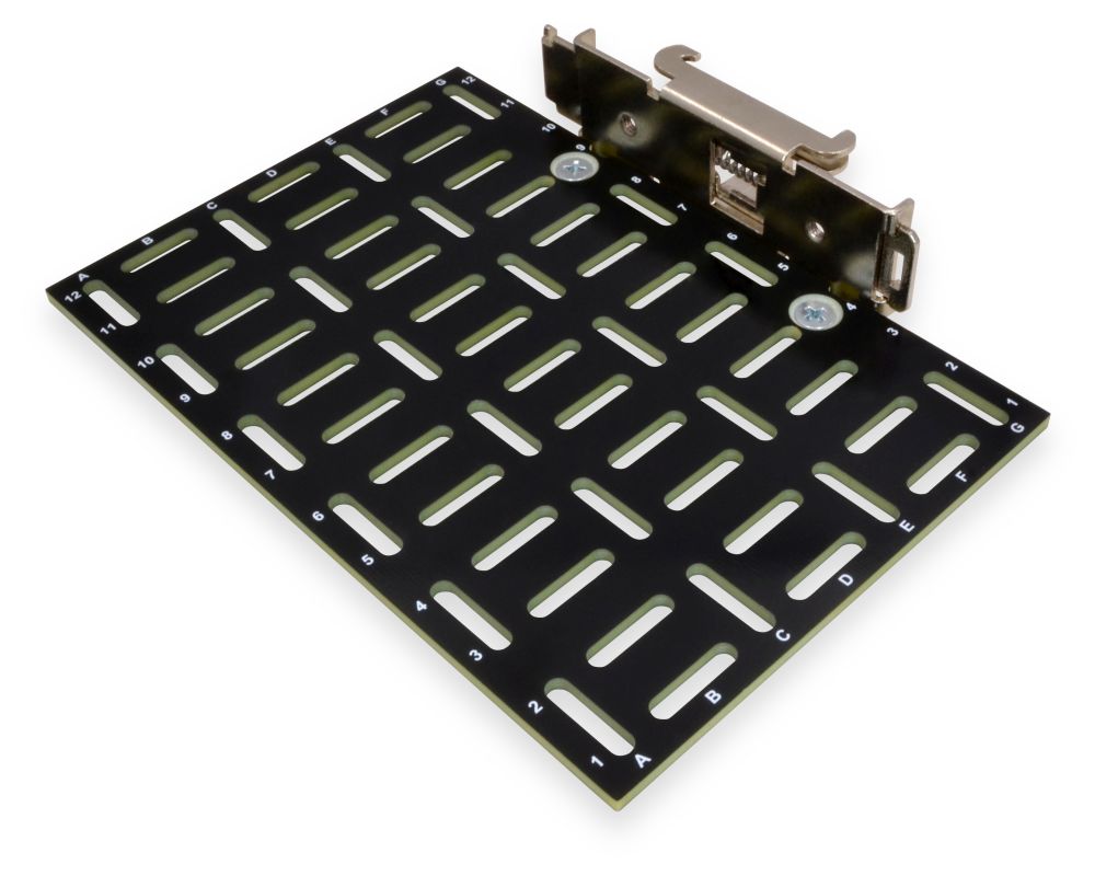 DIN Rail Mounting Plate with Mounting Slots and Right Angle Bracket - 5 ...