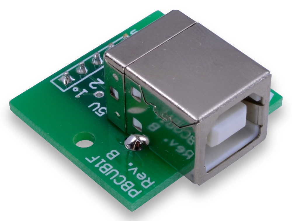 USB Type B Female Breadboard Adapter - Winford Engineering